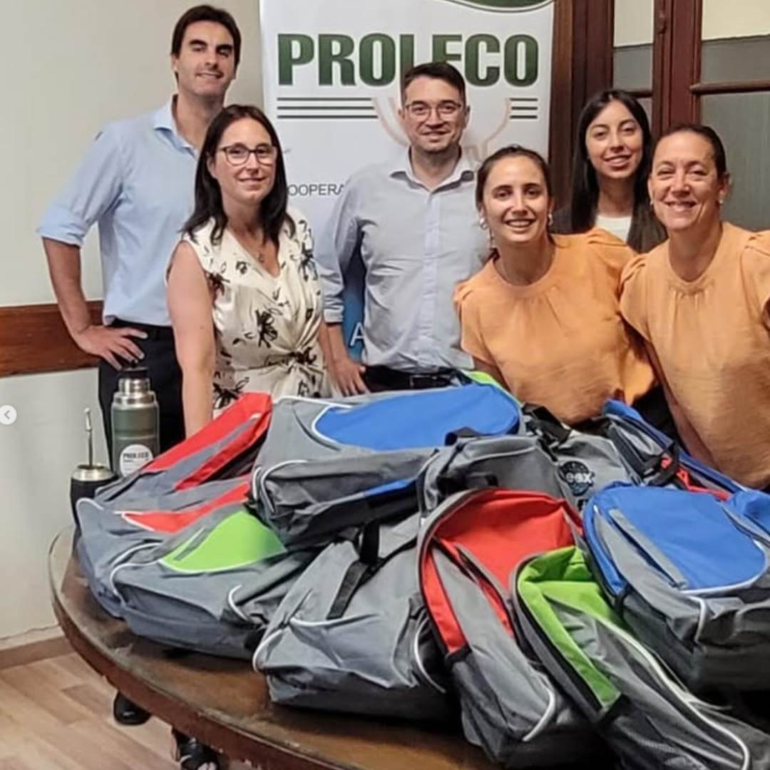 Equipo participando de una acción